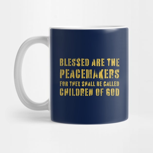 Blessed Are Peacemakers by threadsjam